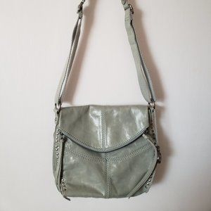 Sak leather foldover crossbody